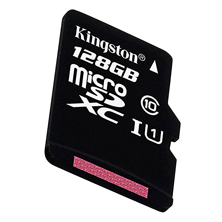 Thẻ Nhớ Micro SD Kingston  128GB Class 10 + Adapter - Hàng Chính Hãng